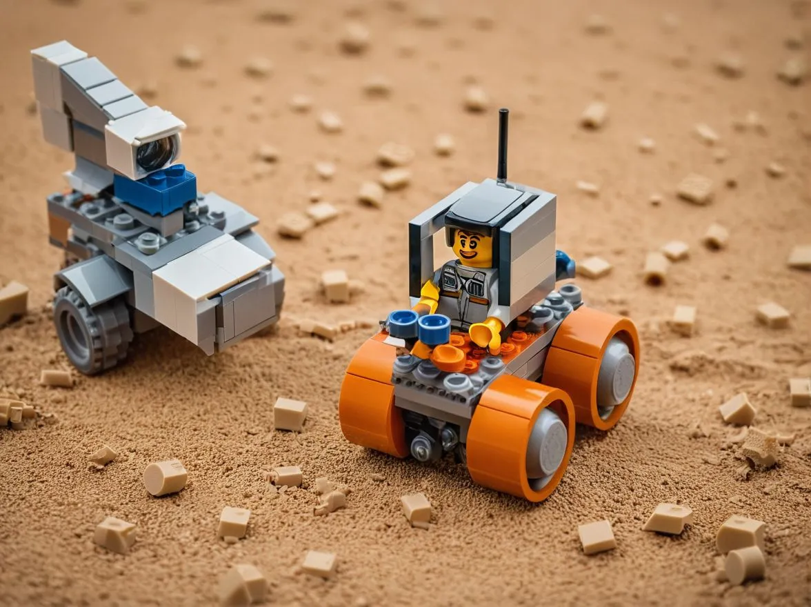 Los científicos de la Agencia Espacial Europea crean ladrillos similares a los de Lego con polvo espacial